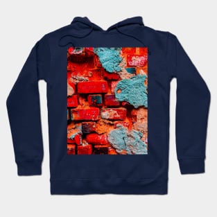 Red brick wall Hoodie